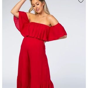 Pinkblush maternity jumpsuit